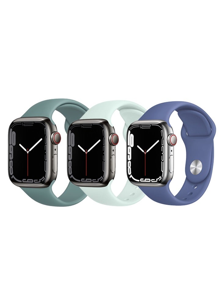 Perfii 3pcs Apple Watch Strap 42/41/40/38mm Replacement for Apple Watch Series 10/9/8/7/6/5/4/SE - Image 1