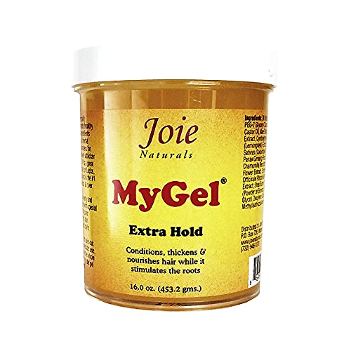 Joie Naturals MyGel Extra Hold - Hair Gel for Men & Women - Styling Gel for Curly Hair (16 Ounces) - Image 1