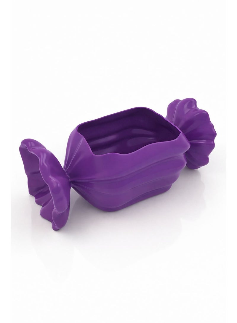 Decorative Candy-Shaped Dessert Serving Bowl – Appetizer & Sweets Plate