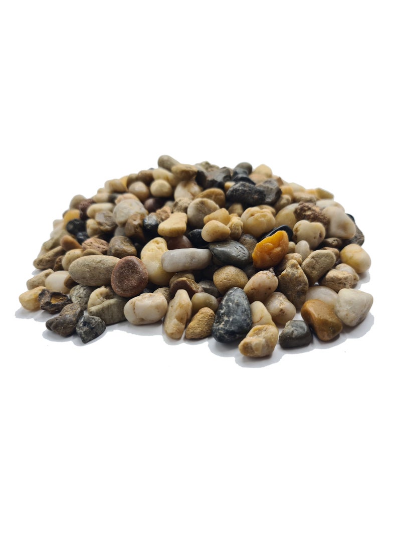 كيس من صخور نهر بيبل المزخرفة الطبيعية - Image 3