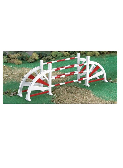 Show Jumping Oxer Jump - Red and White