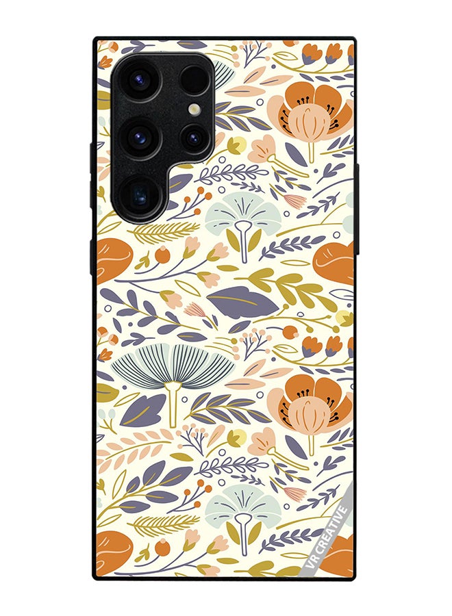 VR CREATIVE Protective Case Cover For Samsung Galaxy S25 Ultra Orangiea Design Multicolour