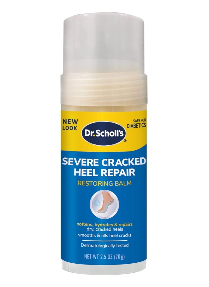 Dr. Scholl's - Dr. Scholl's Cracked Heel Repair Balm 2.5oz, with 25% Urea for Dry Cracked Feet, Heals and Moisturizes for Healthy Feet - Image 1