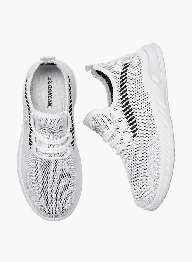 Oaklan By Shoexpress Girls Textured Up Lace-Up School Walking Shoes
