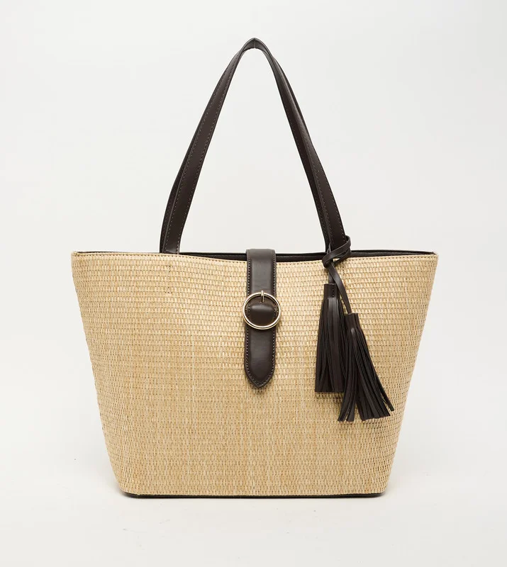 ان كلاين Anne Klein Akh6170 Brown Women's Shoulder Bag