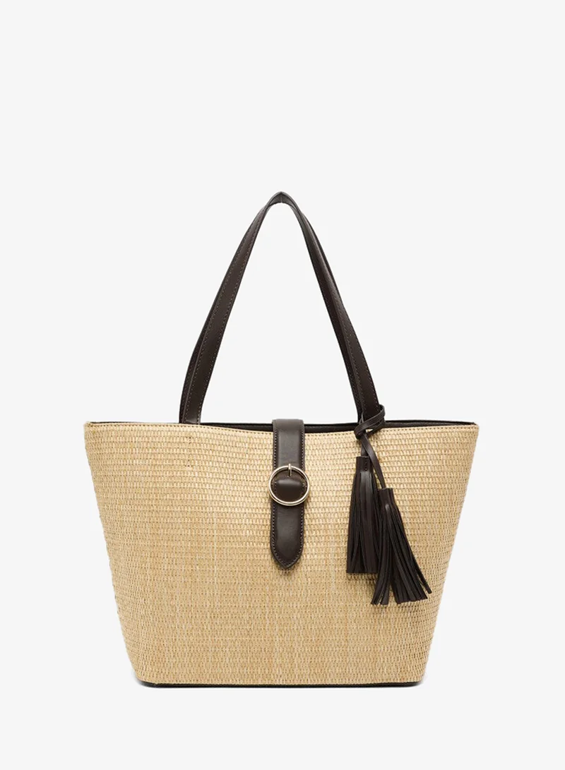 ان كلاين Anne Klein Akh6170 Brown Women's Shoulder Bag