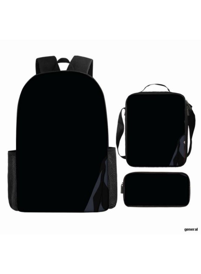 عام حقيبة ظهر مطبوعة بالرسوم المتحركة + مجموعة حقائب اليد + القلم، مجموعة حقائب عملية من ثلاث قطع (يمكن استخدام الطلاب والأطفال ونزهات الأصدقاء ورياضات تسلق الجبال وما إلى ذلك) - 28 - Image 1