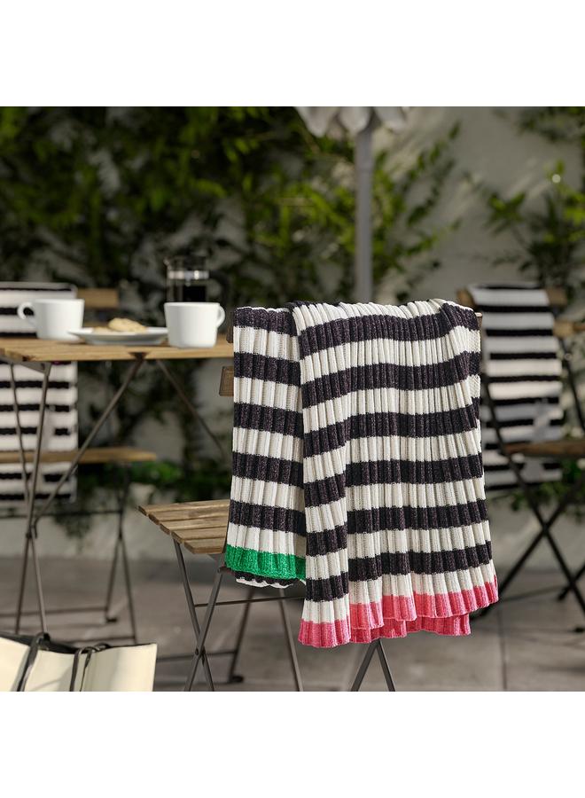 زبون بطانية، أسود/أبيض، 130×170 سم - Image 2