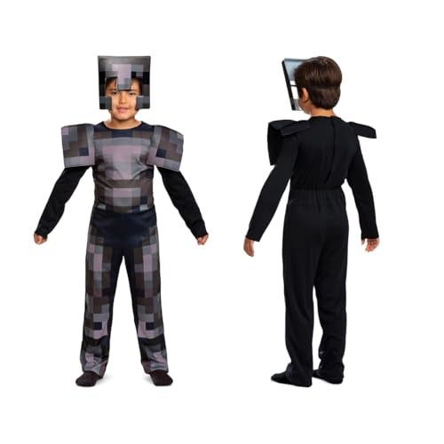 MINECRAFT Disguise Minecraft Netherite Armor, Official Minecraft Costume for Kid, Large (10-12) - Image 1