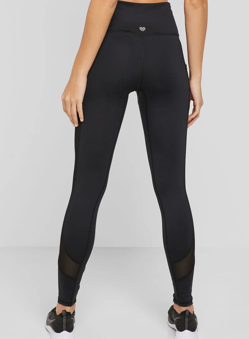 FOREVER 21 Side Mesh Leggings