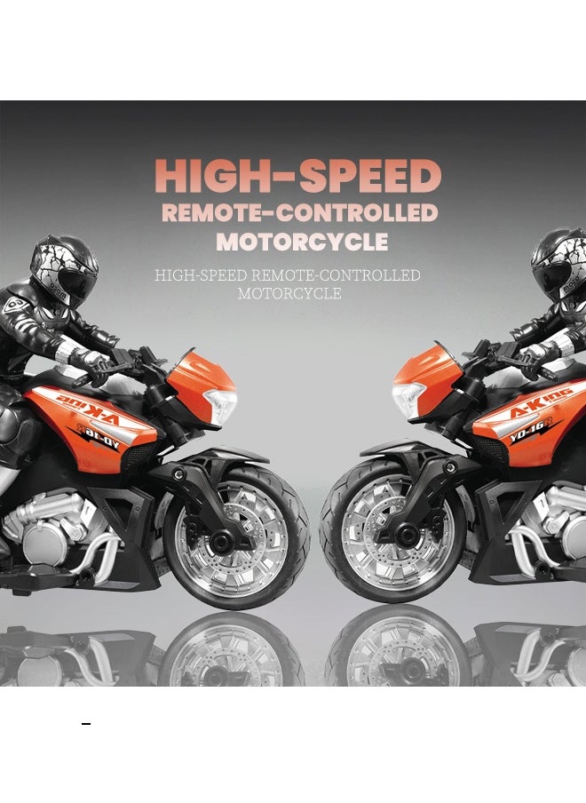 High speed 2.4G motorcycle off-road stunt climbing remote control car drift four-wheel drive remote control car model toy car  - Image 1