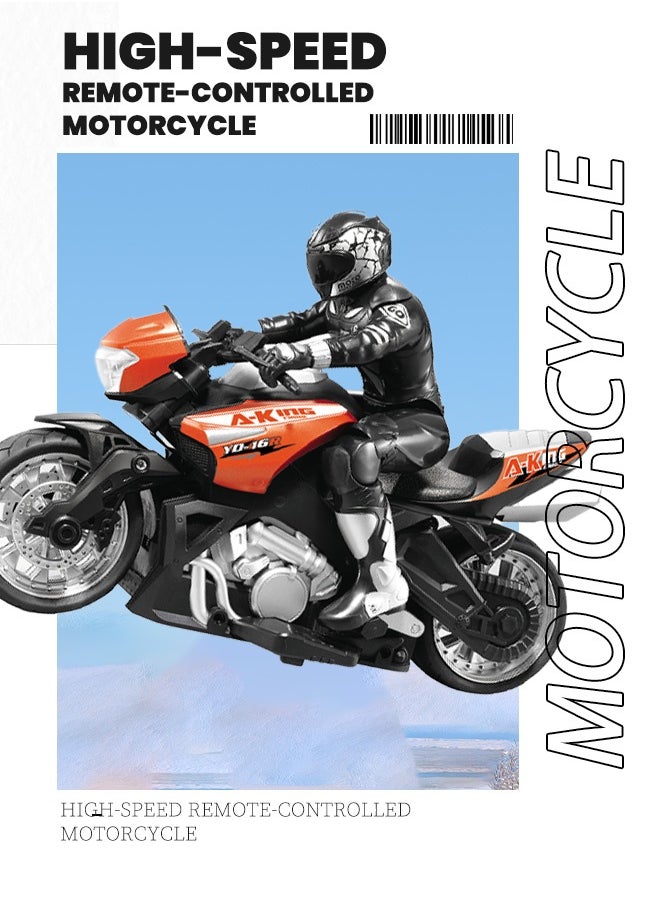 High speed 2.4G motorcycle off-road stunt climbing remote control car drift four-wheel drive remote control car model toy car  - Image 3