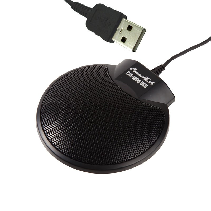VEC Sound Tech CM-1000USB Table Top Conference Meeting Microphone with Omni-Directional Stereo USB  - Image 1