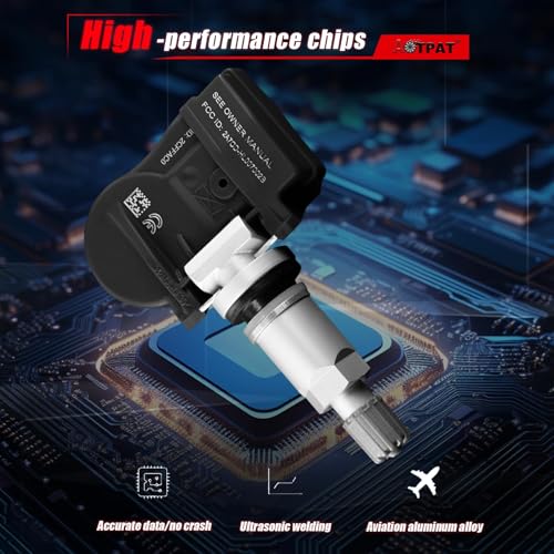 AOTPAT Pre-Programmed Tire Pressure Sensors Fit for:-Cadillac Escalade 2007-2020 for:-Buick Envision for:-Chevy Silverado Avalanche Express for:-Hummer 315Mhz OE#13598771 13598772 13586335 (4Pcs) - Image 3