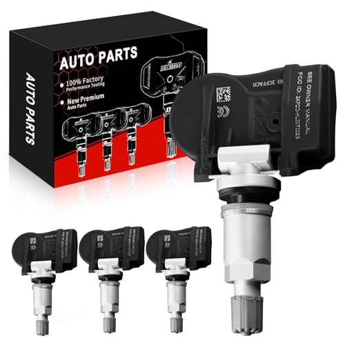 AOTPAT Pre-Programmed Tire Pressure Sensors Fit for:-Cadillac Escalade 2007-2020 for:-Buick Envision for:-Chevy Silverado Avalanche Express for:-Hummer 315Mhz OE#13598771 13598772 13586335 (4Pcs) - Image 1