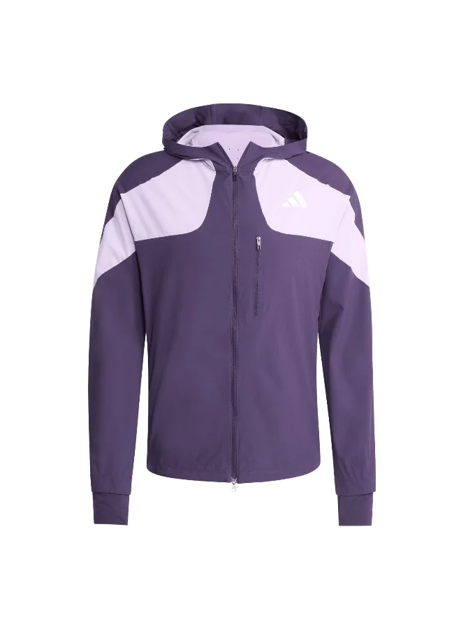Adidas Adidas Adizero Jkt M Purple Jacket Jackets For Men