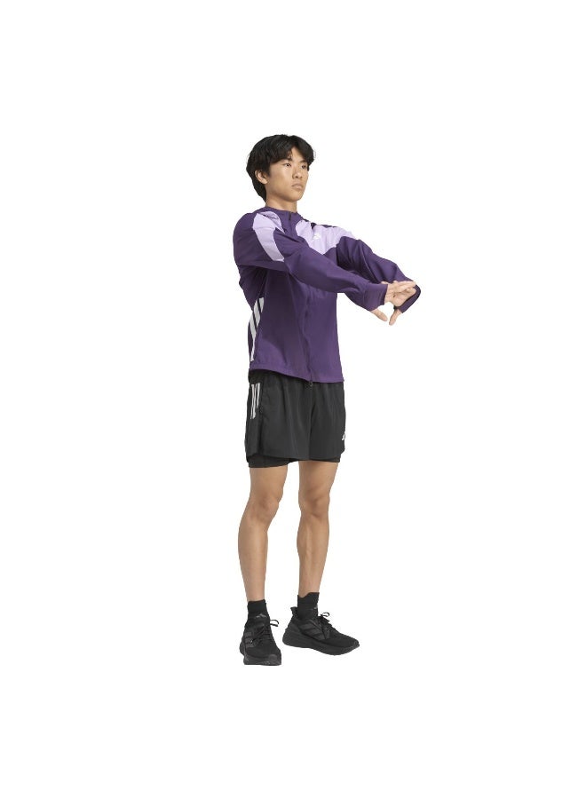 اديداس جاكيت أديداس أديزيرو للرجال - بنفسجي - Image 4