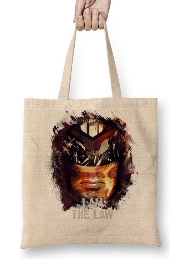 Print Shop Judge Dredd Sylvester Stallone Tote Bag Long Handle