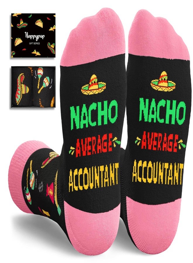 Happy Pop HAPPYPOP Accounting Gifts for Women - Funny CPA Auditor Socks for Accountant, Finance Graduation Gifts - Image 1
