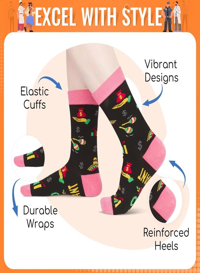 Happy Pop HAPPYPOP Accounting Gifts for Women - Funny CPA Auditor Socks for Accountant, Finance Graduation Gifts - Image 2