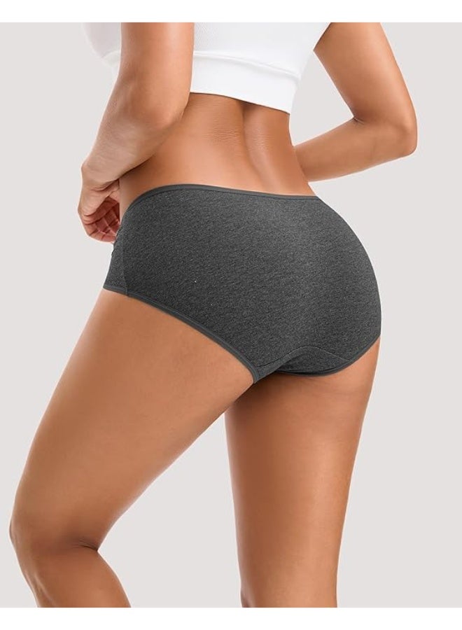 INNERSY ملابس داخلية من القطن غير المطاطية للنساء، منخفضة الارتفاع، بتصميم أنيق ومرح، وتنفسها جيدة وناعمة، مثالية لضمان برودتك وراحةك. - Image 5