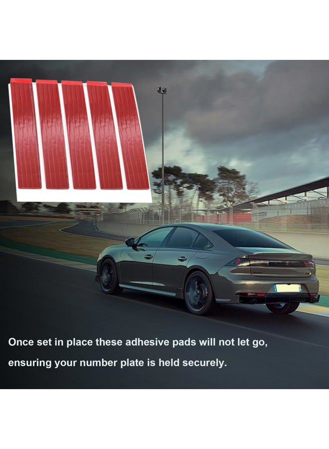 FITALA 10 Pack Heavy Duty Double Sided Adhesive Foam License Plate Pads - Super Strong Adhesive, Waterproof and Heat Resistant, Easy Peel and Stick Installation, Perfect for Car License Plates - Image 5