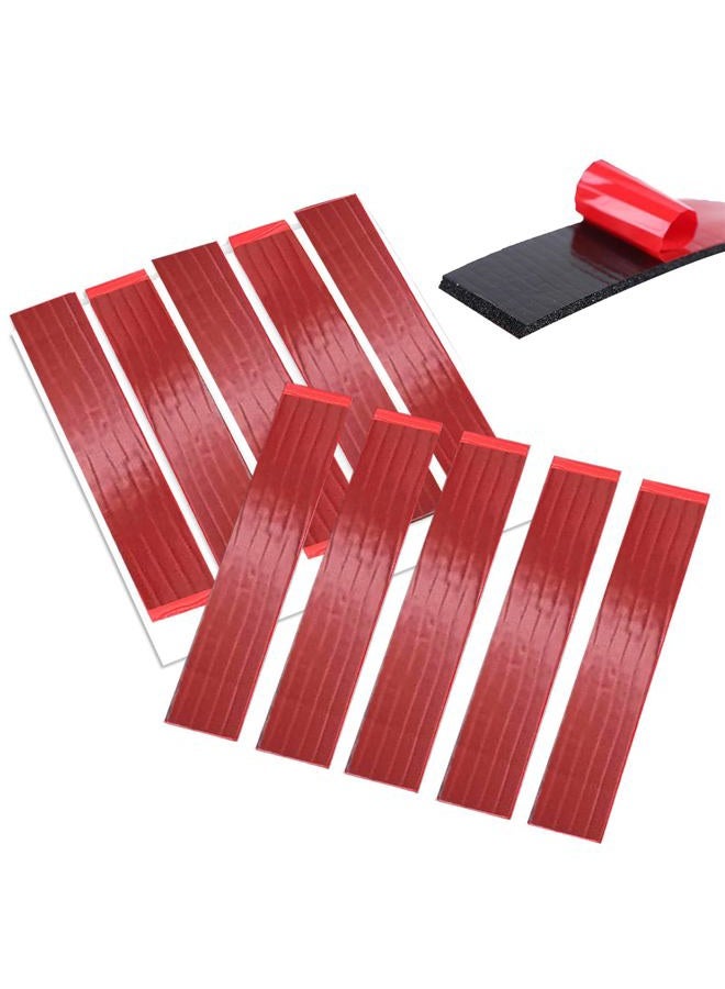 FITALA 10 Pack Heavy Duty Double Sided Adhesive Foam License Plate Pads - Super Strong Adhesive, Waterproof and Heat Resistant, Easy Peel and Stick Installation, Perfect for Car License Plates - Image 1
