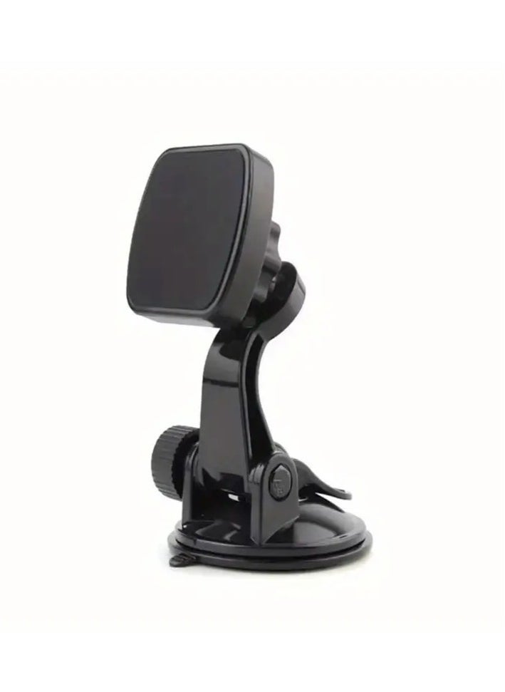 DUSALA - ABS Material Square Magnetic Phone Mount for Dashboard, Waterproof Suction Cup Base, Rotatable Mounting Holder Compatible with Automobile Navigation Devices - Image 1