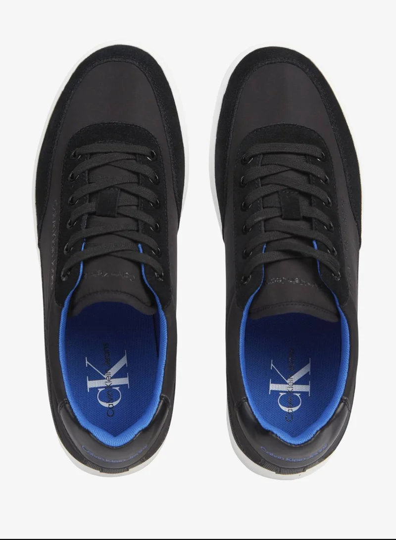 Calvin Klein Jeans Black/Imperial Blu Classic Cupsole Sneakers for Men | Best Price UAE