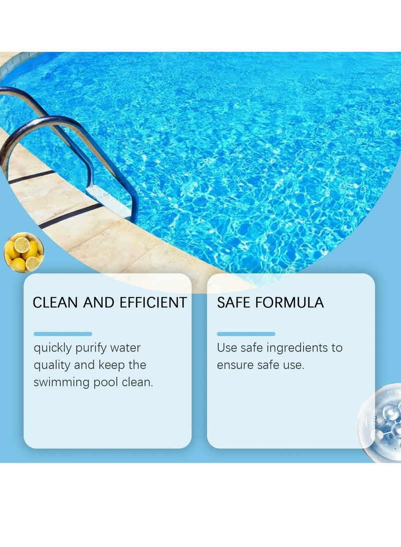 HOZONEX Swimming Pool Cleaning Tablets,Chlorine Pool Tablet,Multifunctional Pool Chlorine Tablets For Swimming Pool Disinfection -Pro-Grade Pool Sanitizer(100g) - Image 2