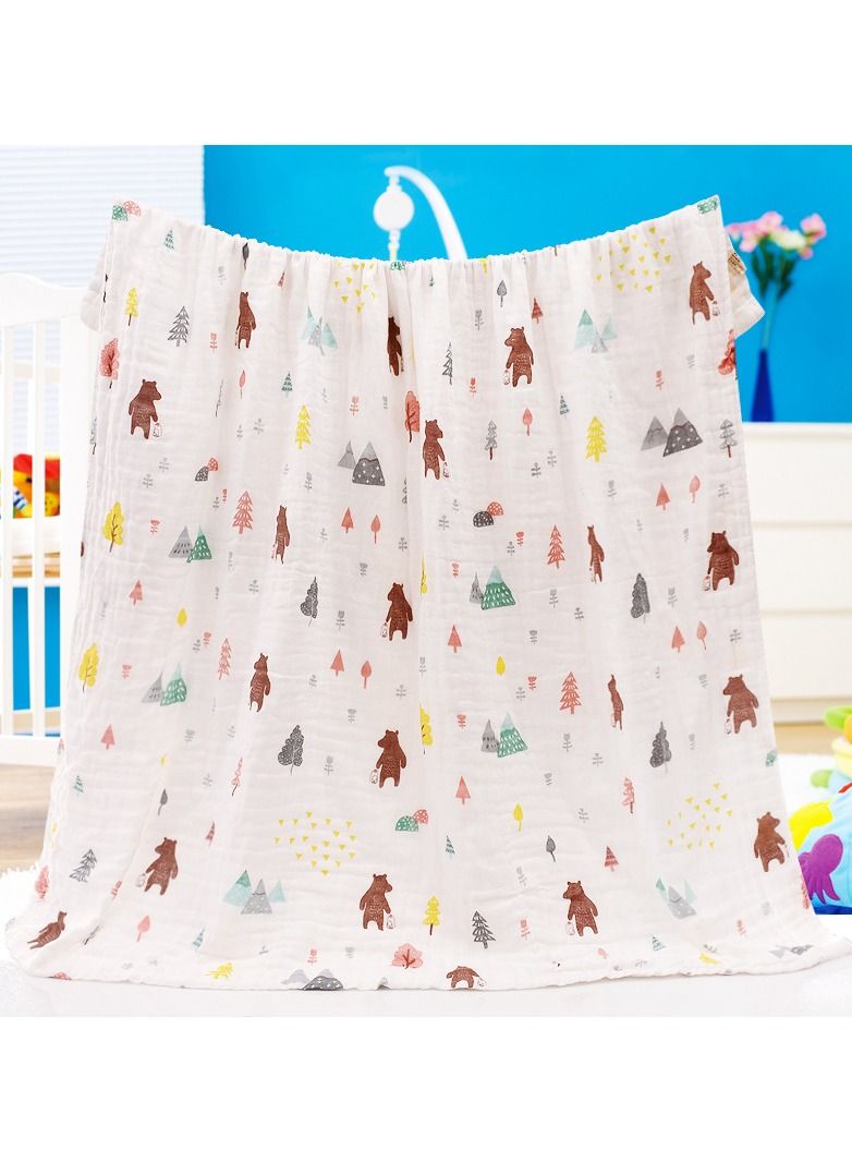 Loquat Pure Cotton Cartoon Printed Bath Towels