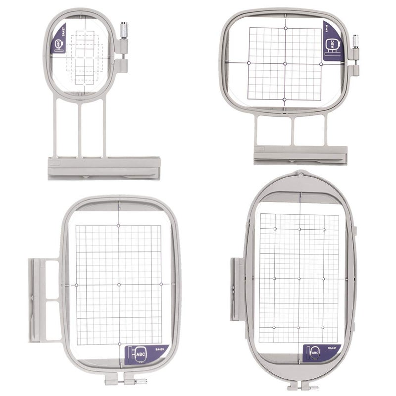 Embroidex 4 Embroidex Hoops for Brother/Babylock Embroidery Machine (SA437, SA438, SA439, SA441) Duetta Quatro Dreammaker Dreamweaver innovis Luminaire Innov-ís XP NQ1700E NQ3700D - Image 3