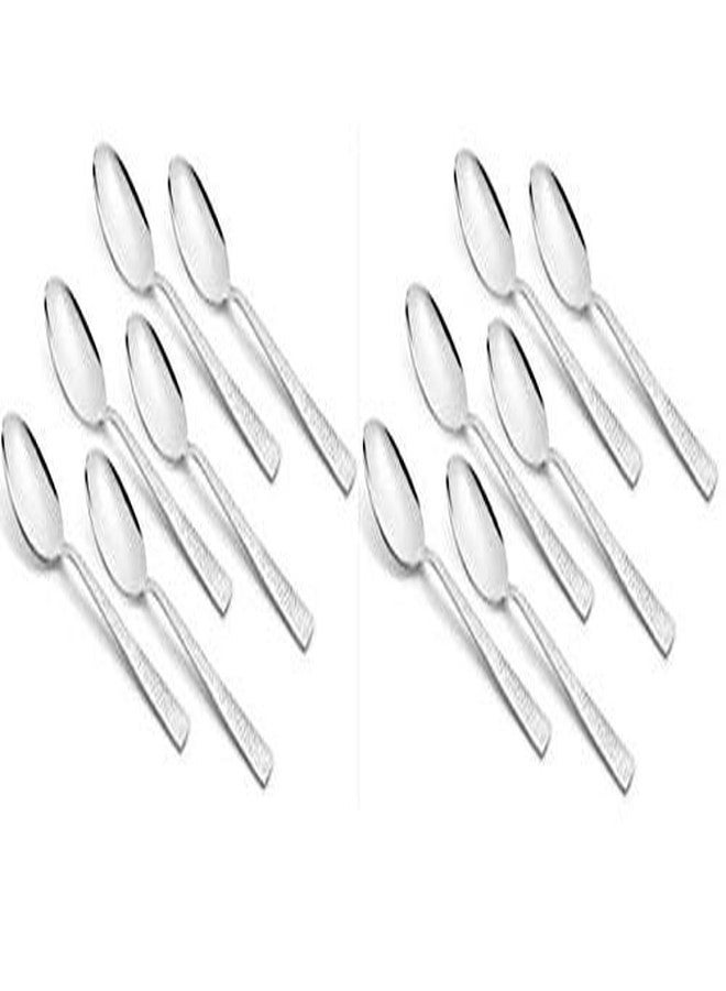 FNS Montavo Helios Dessert Spoon 12 Pcs Set | Ideal for Home, Restaurant and Kitchen |Elegant Design - Image 1