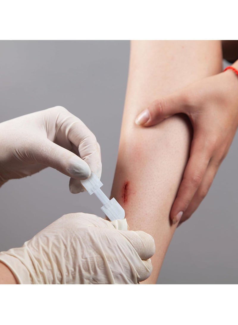 Wound Closure Strips, Emergency Laceration Closure Kit to Repair Individual Combine Wounds Without Stitches, Butterfly Bandages for Wound Closure to Close, Cover Wounds 3 Pcs - Image 5