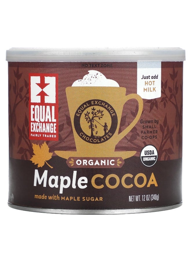 Equal Exchange Equal Exchange, Organic Maple Cocoa, 12 oz (340 g)  - Image 1