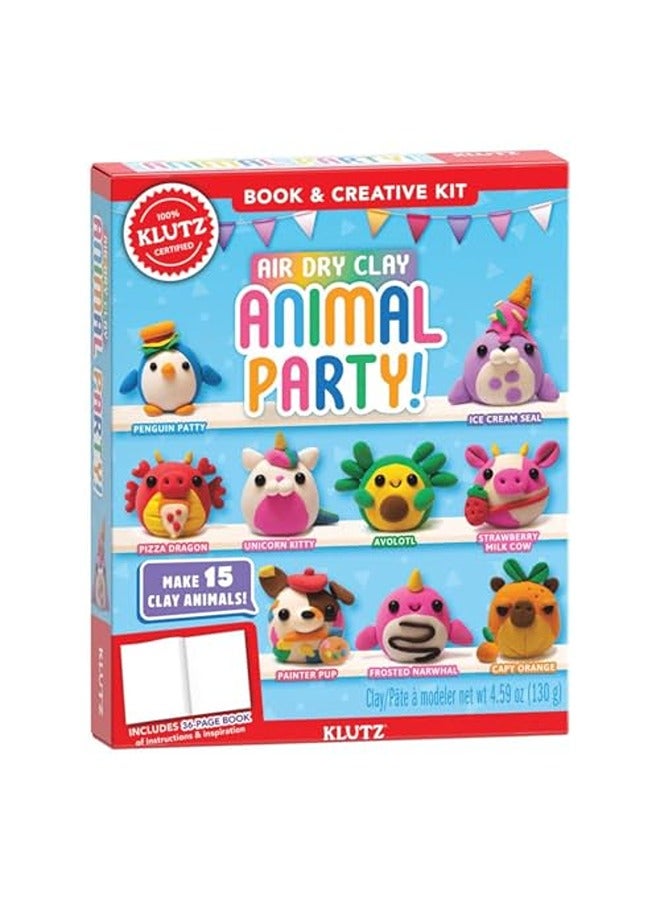 Air Dry Clay: Animal Party