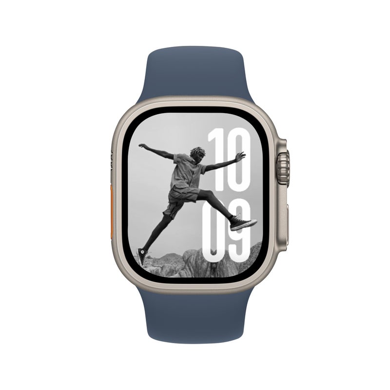 DONEGANI SB Band for Apple Watch Bands Women Men Se Ultra 2 40mm 44mm 46mm 42mm 45mm 41mm 38mm 49mm Series 10 9 8 7 6 5 4 3 iWatch Sport Strap Silicone Abyss Blue - Image 2