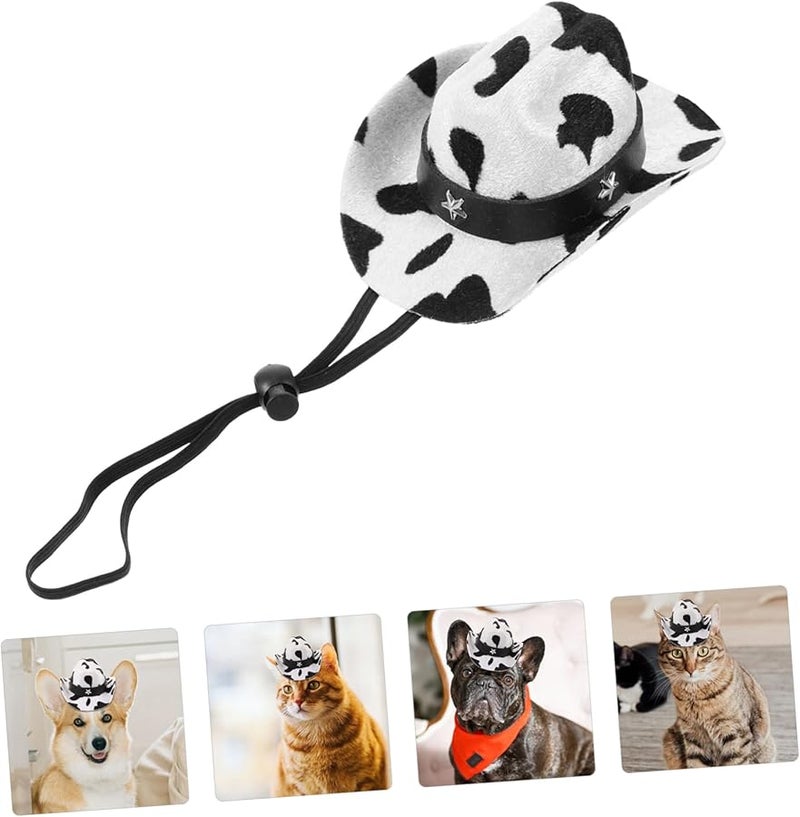 Adjustable Cowboy Hat For Dogs And Cats Photo Party Fashion Pet Accessory - Image 3