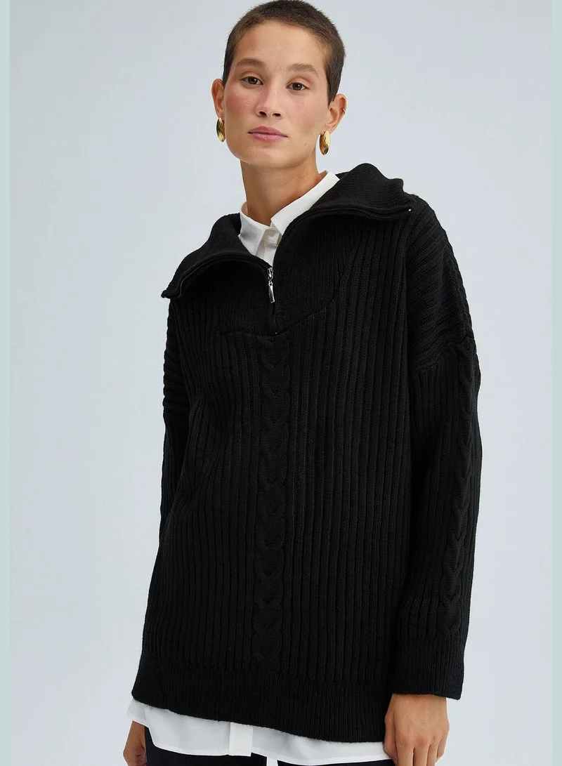 Touche ZIPPED KNIT TUNIC