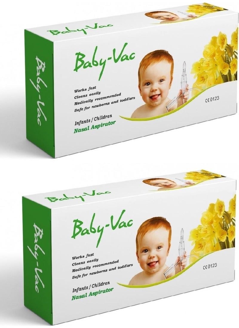 Baby Vac Nasal Aspirator x 2 Pieces  - Image 1