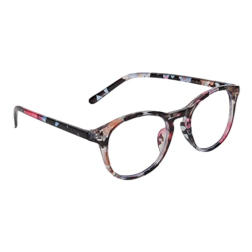 Dervin Oval Blue Cut Computer Glasses for Eye Protection | Anti Glare, Blue Light Filter Glasses & Zero Power | UV Protection Specs for Men & Women | Blue Cut Lenses (Multicolor) - Image 3