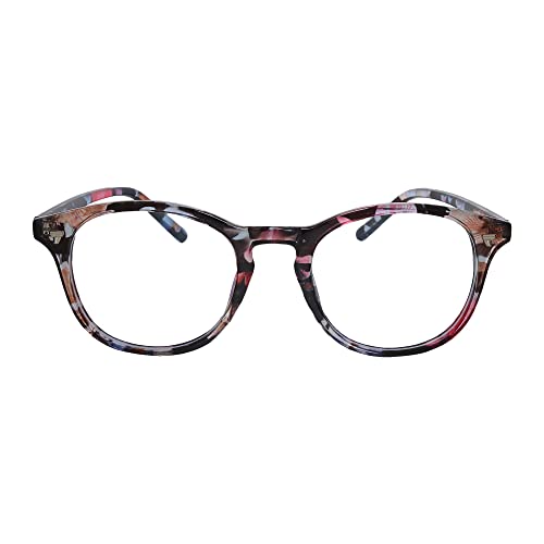Dervin Oval Blue Cut Computer Glasses for Eye Protection | Anti Glare, Blue Light Filter Glasses & Zero Power | UV Protection Specs for Men & Women | Blue Cut Lenses (Multicolor) - Image 2