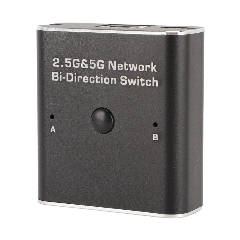 High Speed 2 5G Network Bidirectional Switch Two Way Port RJ45 Compact Aluminum Design - Image 5
