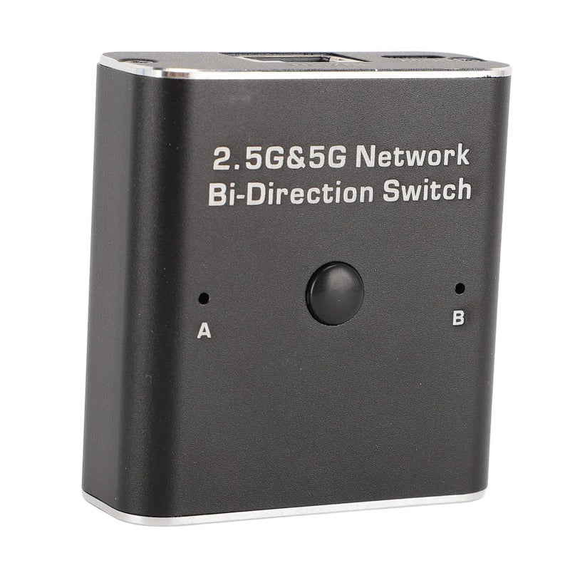 High Speed 2 5G Network Bidirectional Switch Two Way Port RJ45 Compact Aluminum Design - Image 3