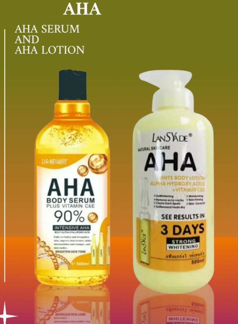 آها مجموعة سيروم  ولوشن آها للعناية بالبشرة - Image 2