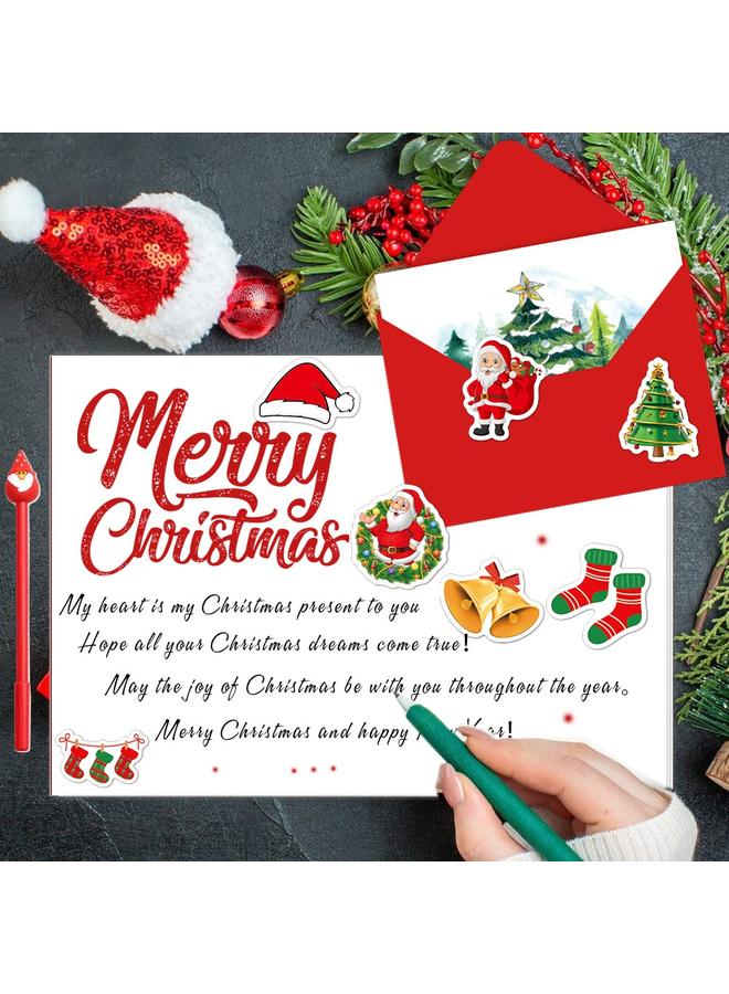 الأزرق جي دبليو عيد الميلاد DIY JOURNAL SET هدية السنة الجديدة قصاصات الأطفال يوميات مجموعة - Image 3