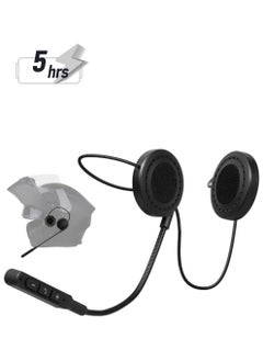 Excefore Motorbike Helmet Bluetooth 5.0 Headset with Stereo Sound Quality Waterproof Motorcycle Helmet Speaker for Riding, Skiing Sport Outdoor  - Image 1