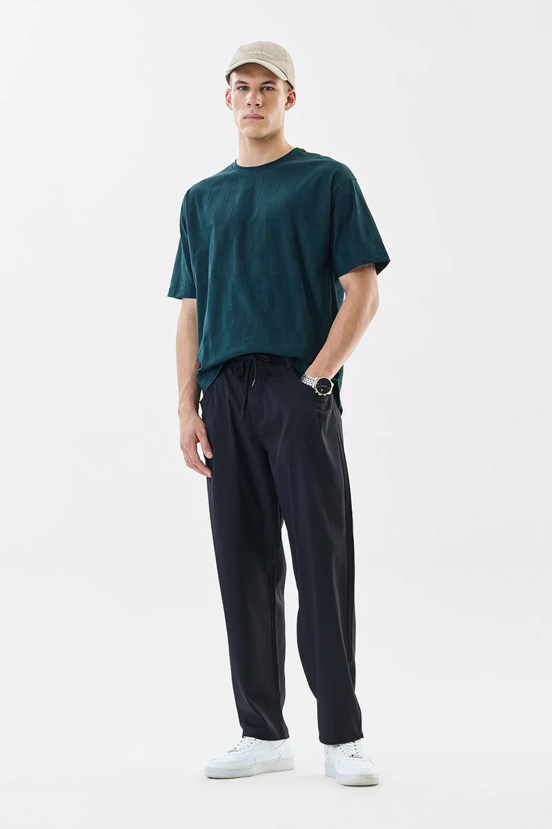 SNITCH بنطلون بقصة مستقيمة مطاطي