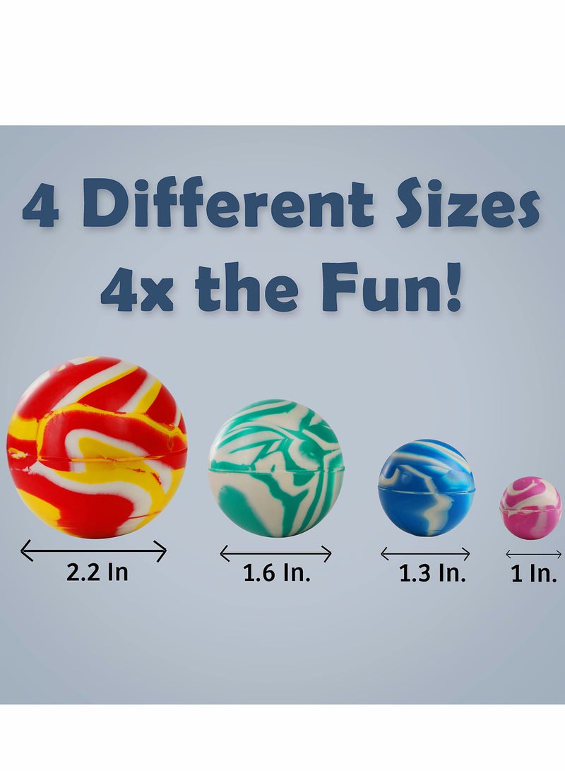 KASTWAVE Super Bouncy Balls, Toys Bounce Ball Party Favors, 50 Assorted Sizes Bulk Set, Partys, Vending Machines, Toy, Prizes and Birthday Gifts for Boys Girls Ages 3+ Years Old - Image 3