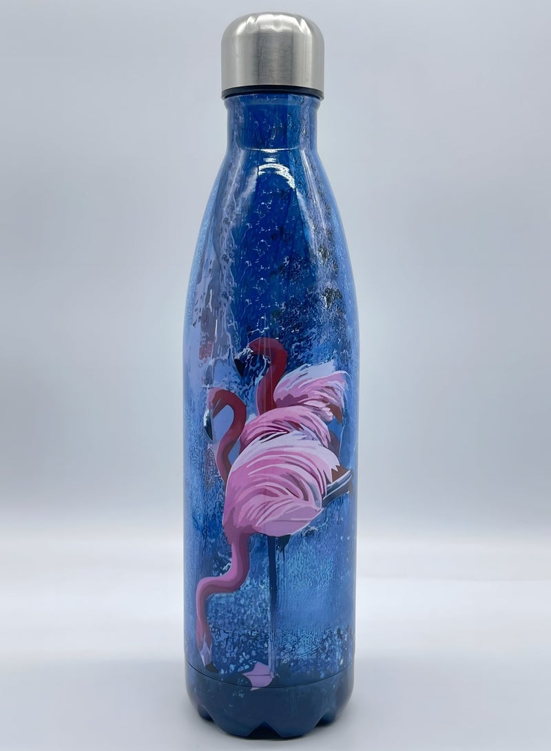 أو جي إس زجاجة مياه استانلس ستيل عازلة للبرودة 24 ساعة والحرارة 12 ساعة – أنيقة، محكمة الإغلاق وسهلة الحمل - Image 2